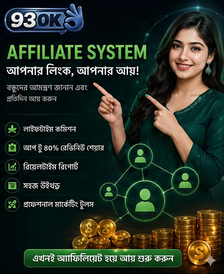 93OK affiliate program dashboard and earnings tracking